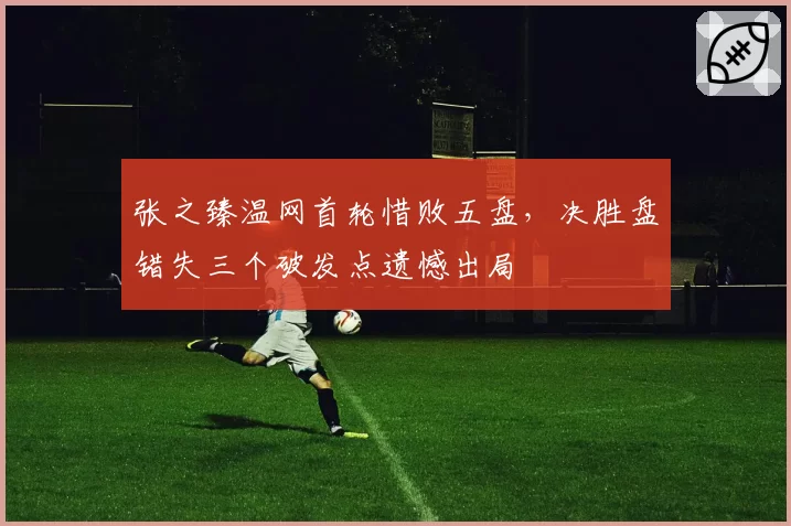 张之臻温网首轮惜败五盘，决胜盘错失三个破发点遗憾出局